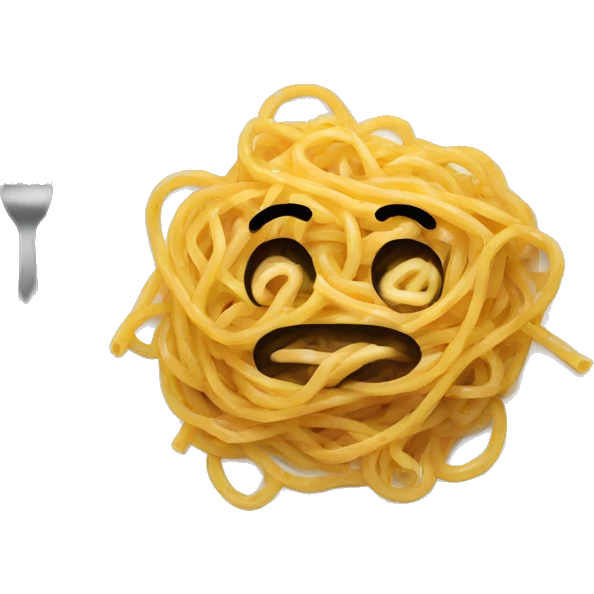 spagetti al forno on a plate emoji