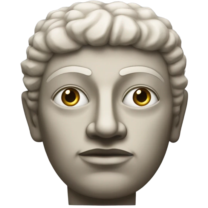 Eastern island statue emoji
