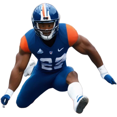 Saquon backwards hurdle emoji