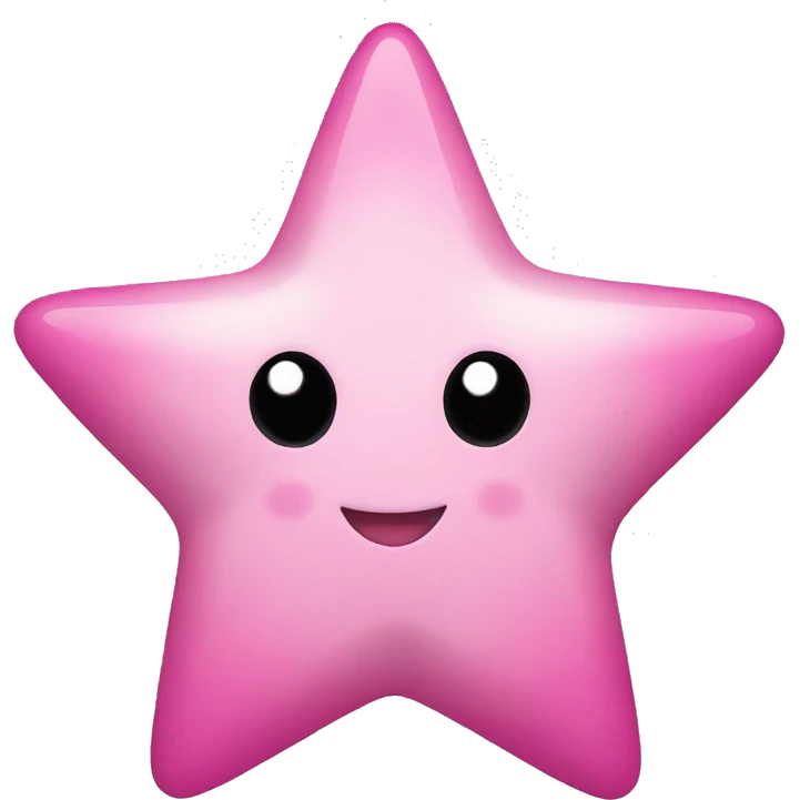 pink star emoji