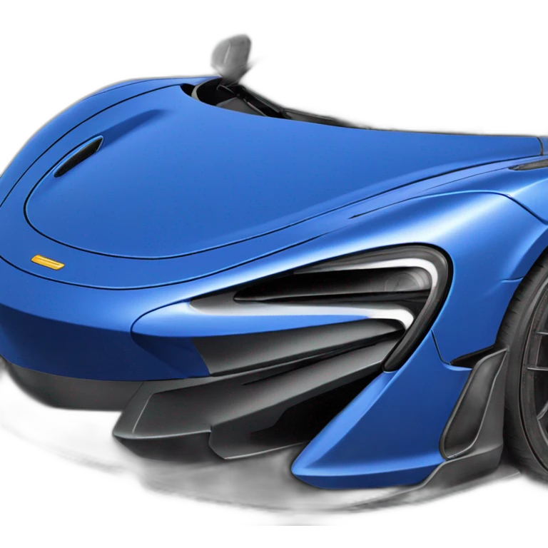 mclaren 600lt bleu emoji