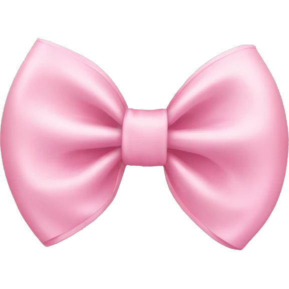 baby pink bow emoji