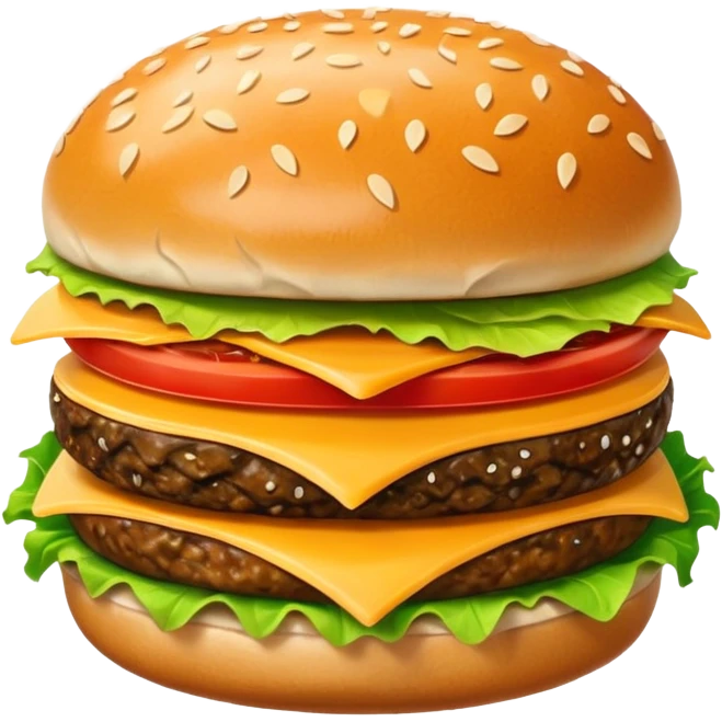 hamburger 2d art style emoji