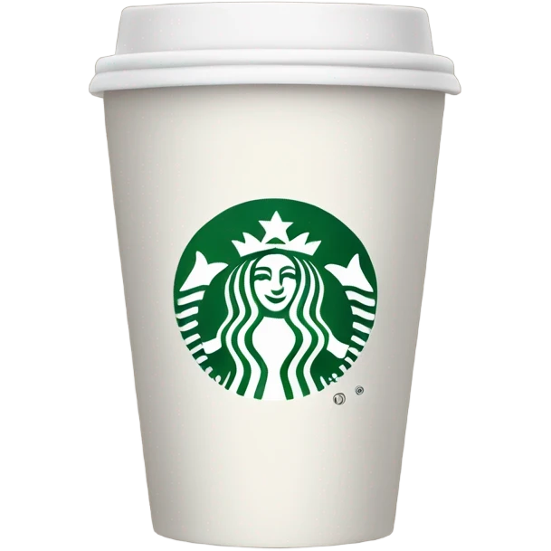 Starbucks coffee cup emoji