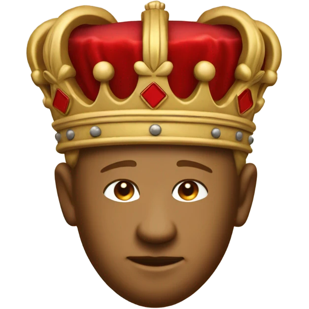 king wax seal in red circle emoji