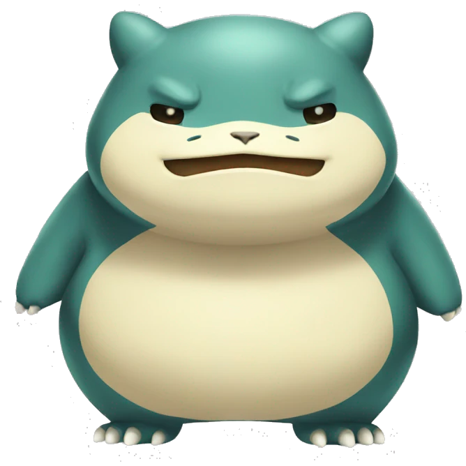 Snorlax Pokemon 2d emoji