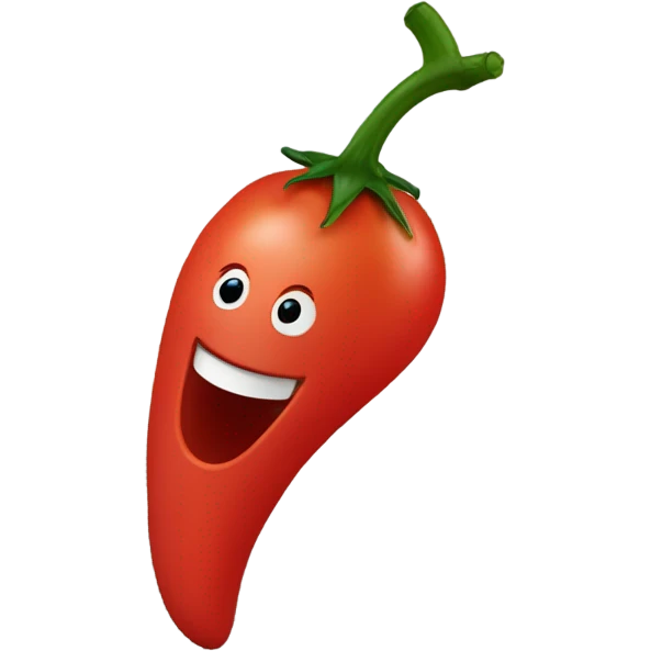 cuchara con salsa de tomate emoji