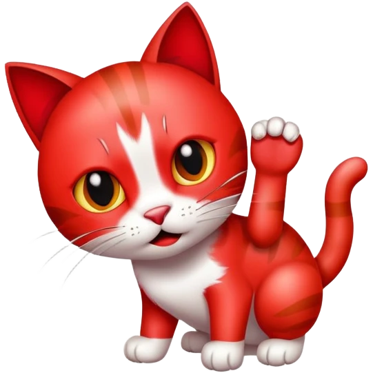Cat scratch emoji