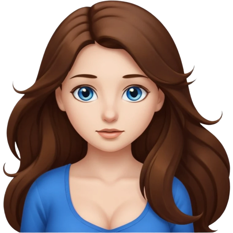 naked girl with big tits emoji