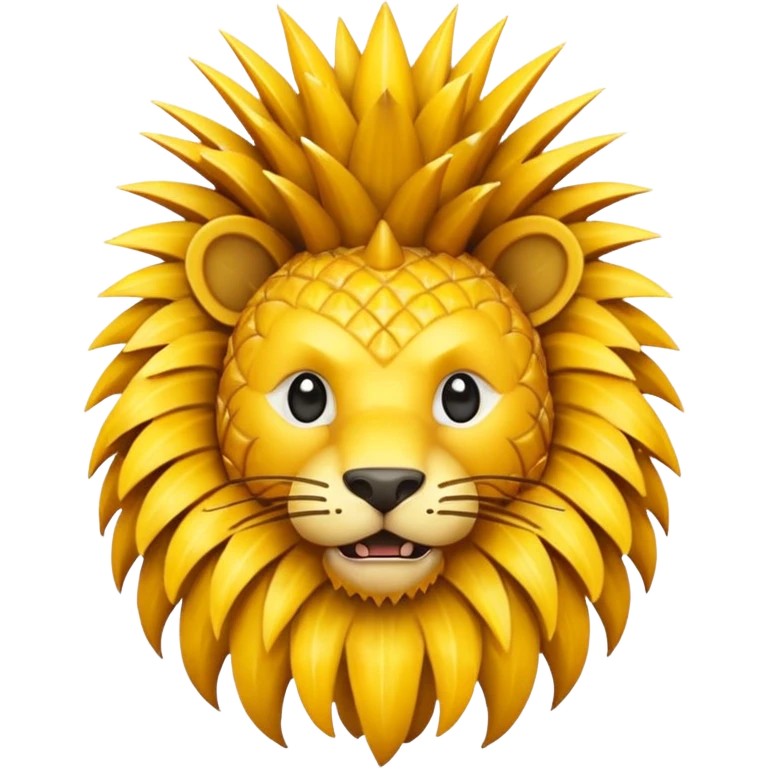 A pineapple lion  emoji