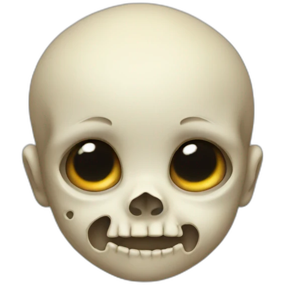 Skull baby emoji