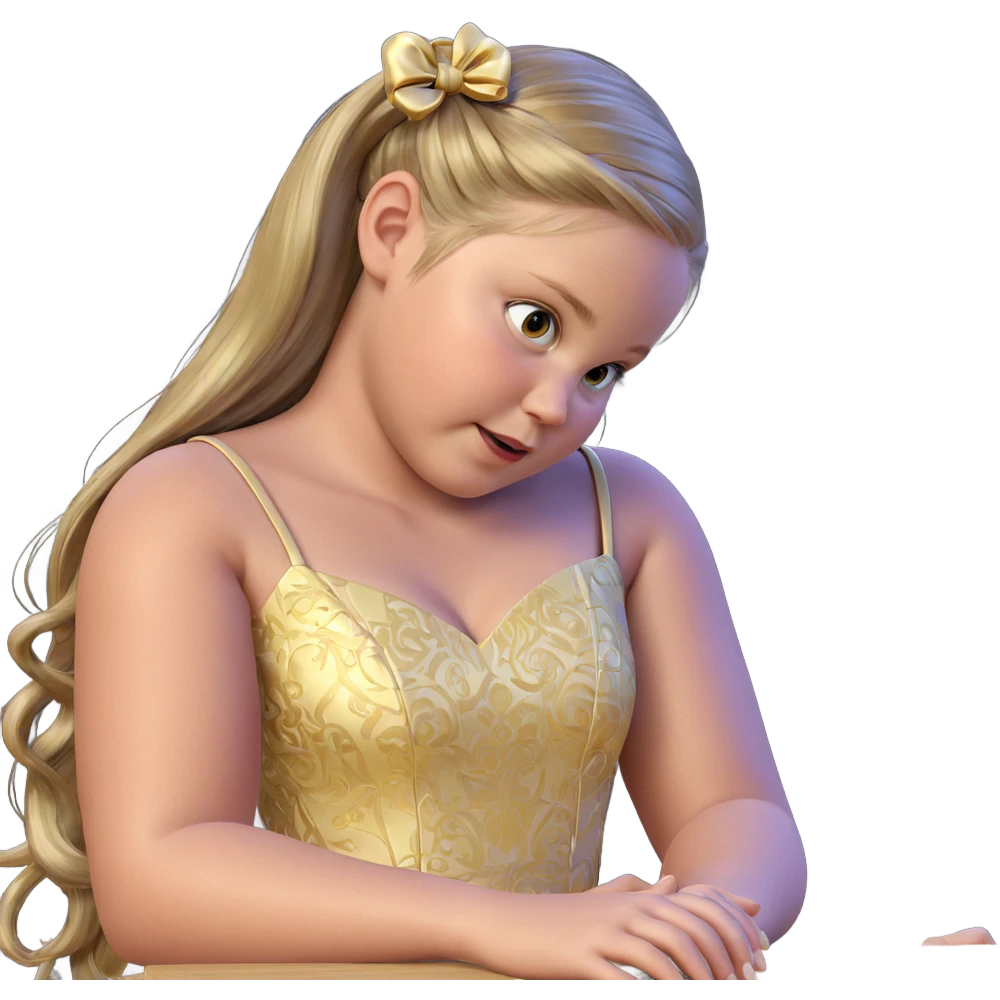 elegant girl in artistic dress emoji