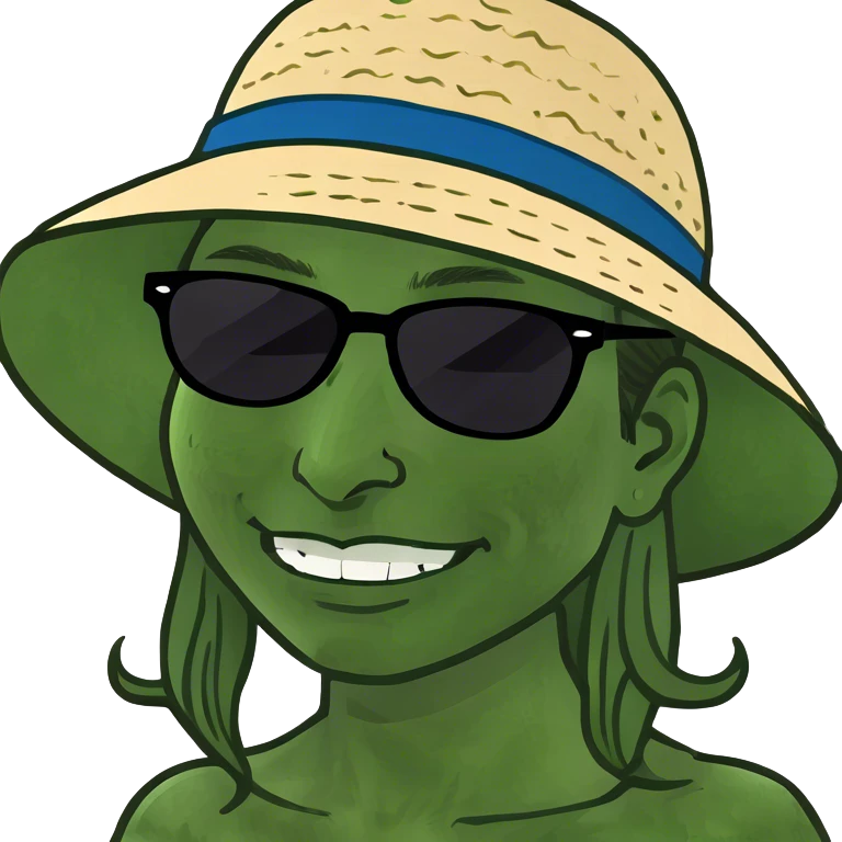 Woman in the beach emoji