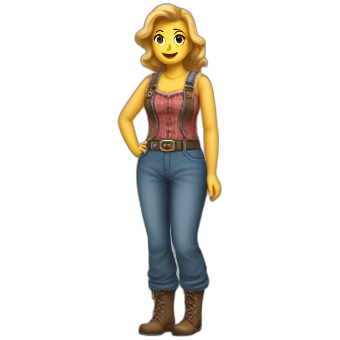 Curvy HillBilly Lady Full Length emoji