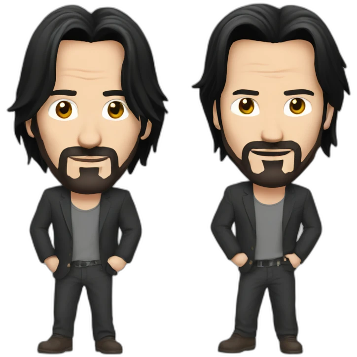 donald trumb keanu reeves emoji