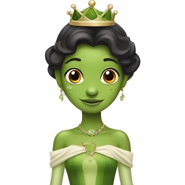 Frog princess emoji