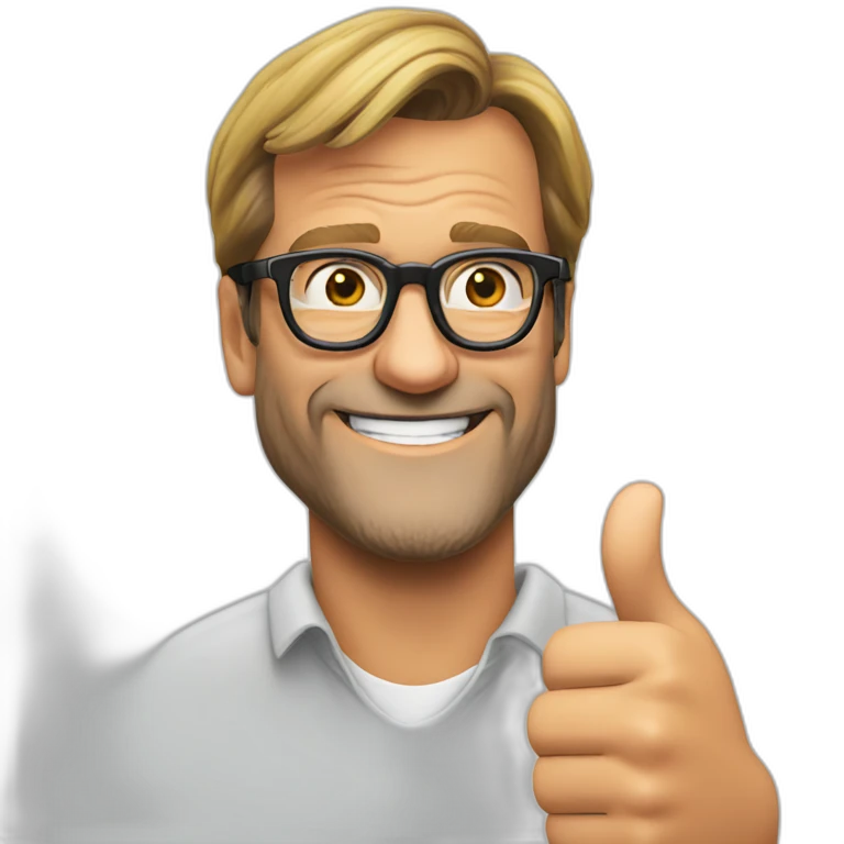 jurgen klopp thumb up emoji