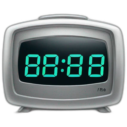 Alarm clock emoji