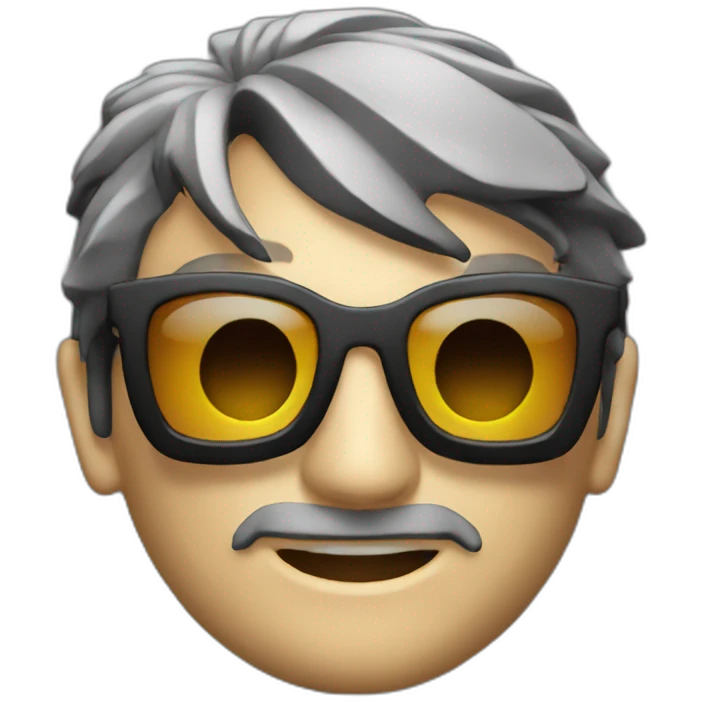 Bono vox 3d apple style emoji
