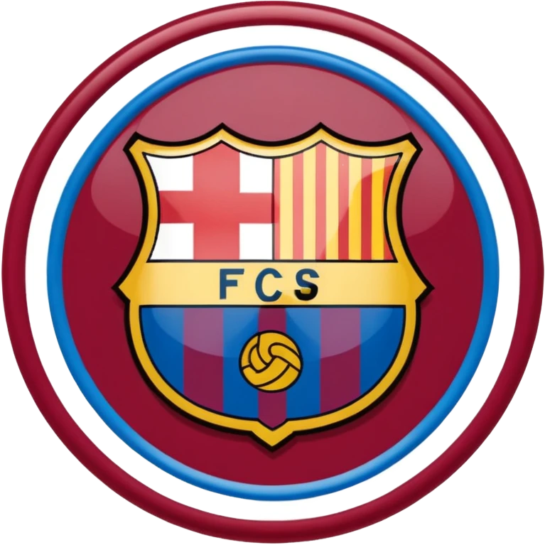 Barça escudo emoji