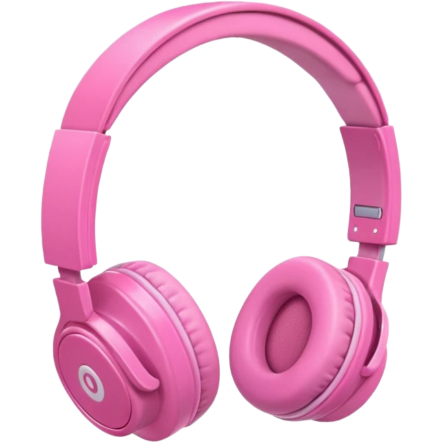 pink headphones emoji