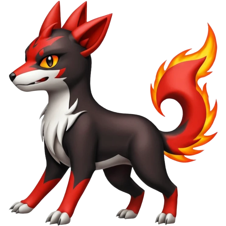 Litten-Houndoom-Zangoose-fusion emoji