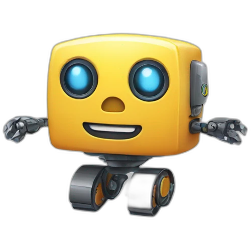 cute packaging robot emoji