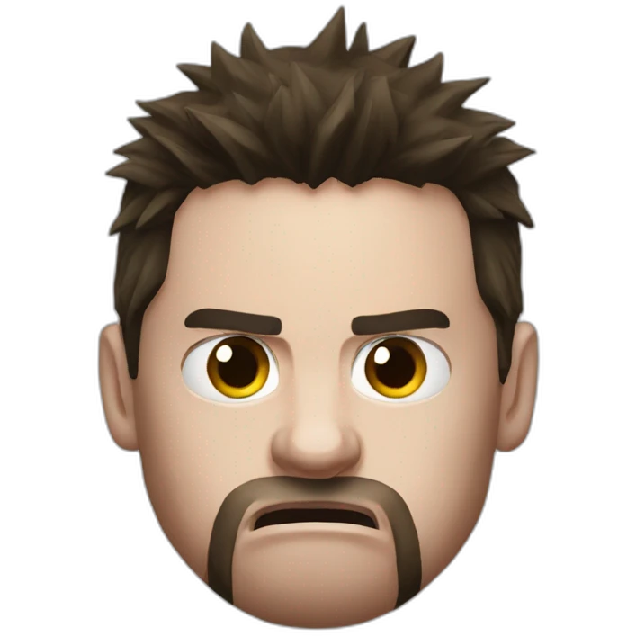 Messi angry emoji