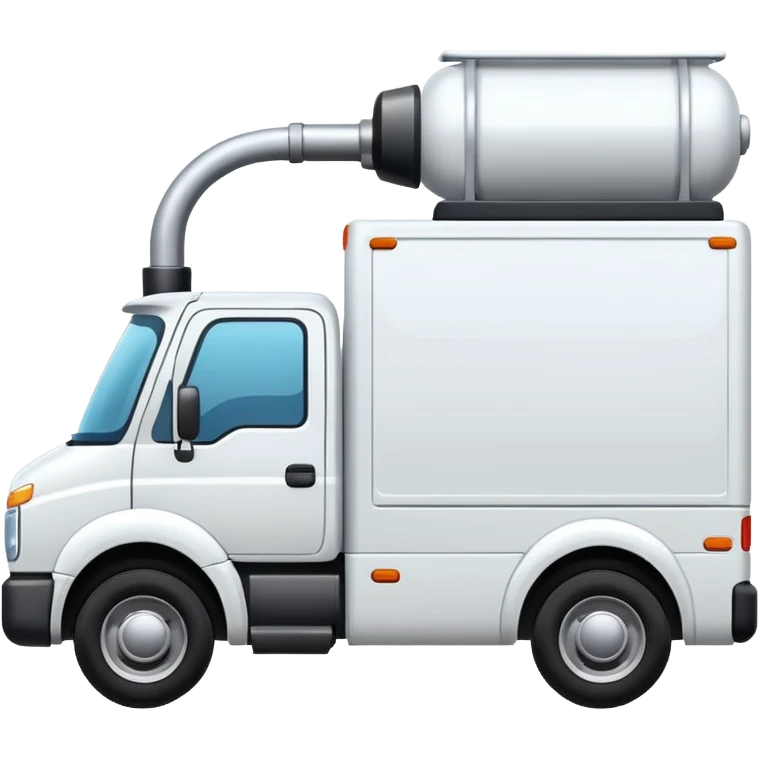 Truck white emoji