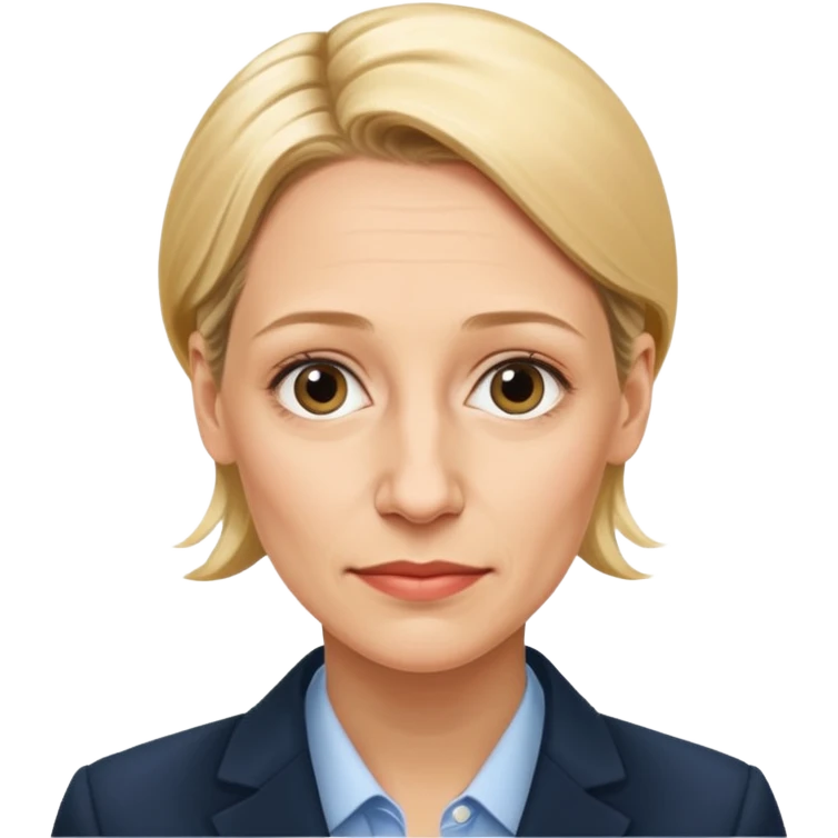 German politician Alice Weidel in a super realistic style emoji