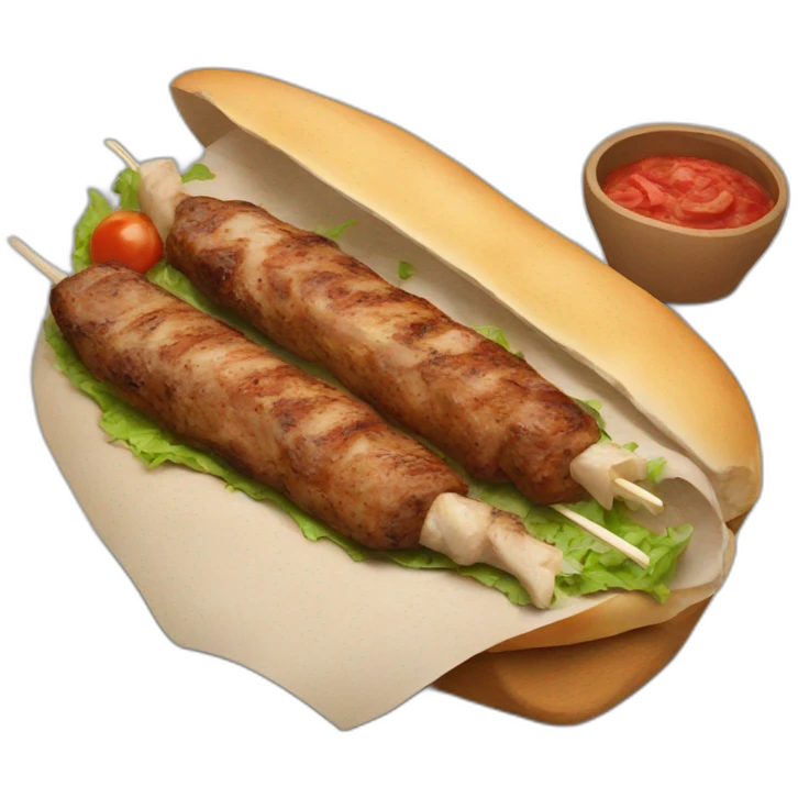 Georgian kebab emoji