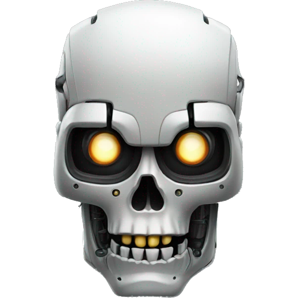 robot skull emoji