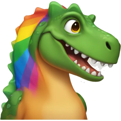 gay dinosaur emoji