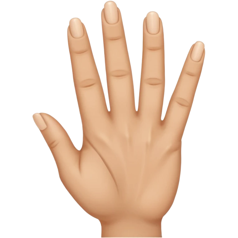 Fais-moi demain coller les unes à côté des autres. La première main gauche le pouce, l’index, majeur sont levé alors que l’annulaire et auriculaire sont repliés. Reproduit la même chose pour la main droite. emoji