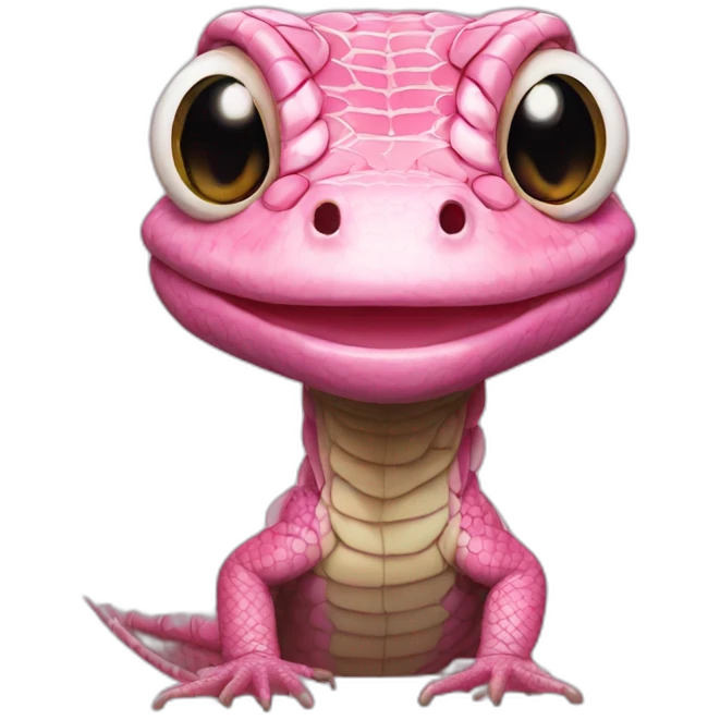 tegu lizard pink emoji