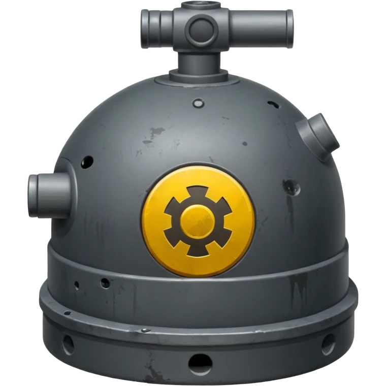 generate a realistic anti-tank mine emoji