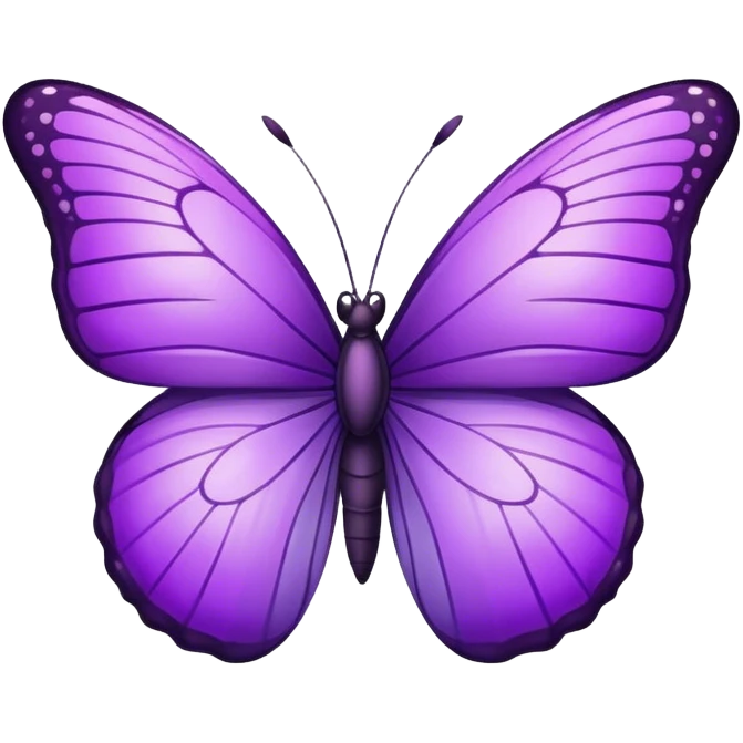 Emoji de borboleta roxa copiar emoji