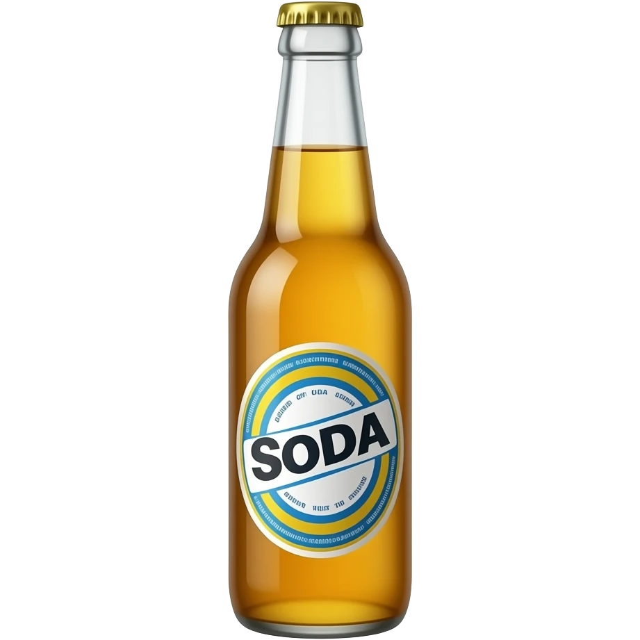 Traditional goli soda glass bottle emoji