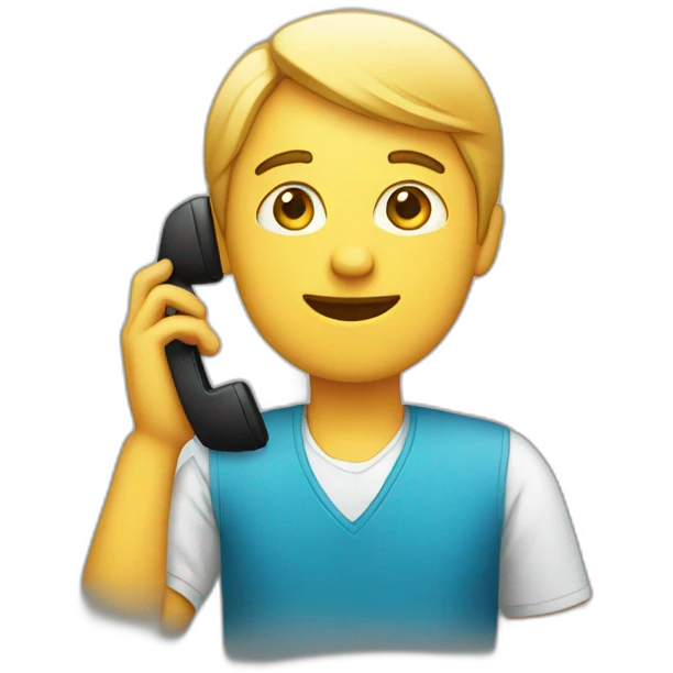person on phone emoji