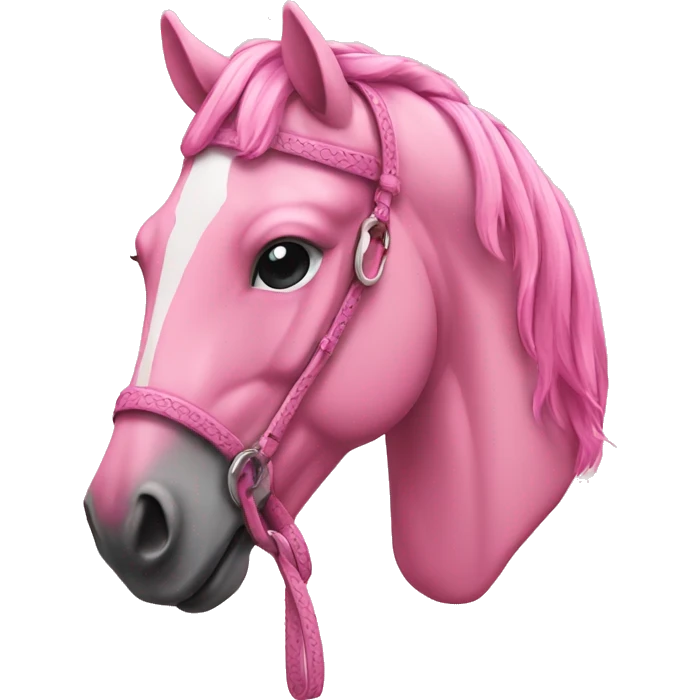 Pink detailed horseshoe  emoji