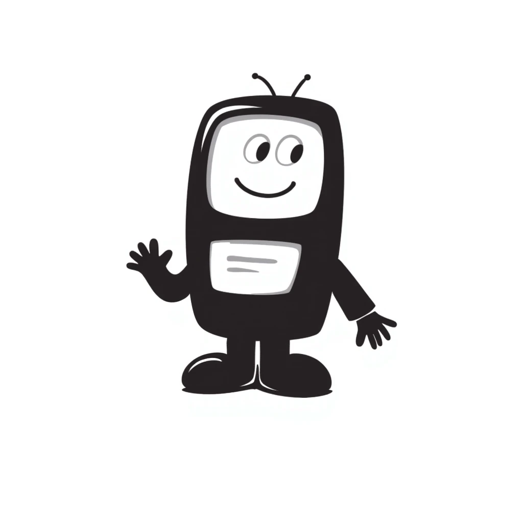 hand-drawn lines chatbot emoji