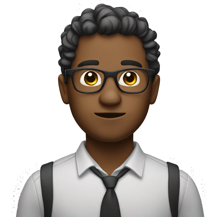 nerd that can't do anything emoji