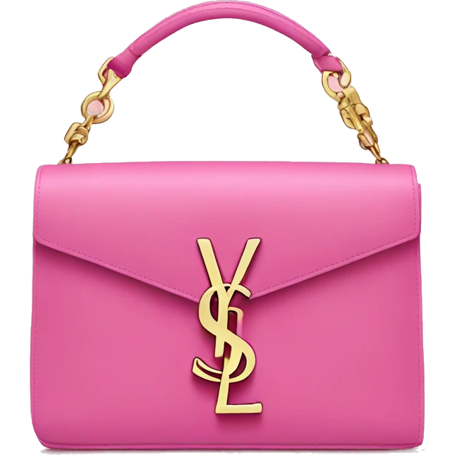 Pink YSL bag emoji