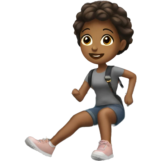 Girls riding a train emoji