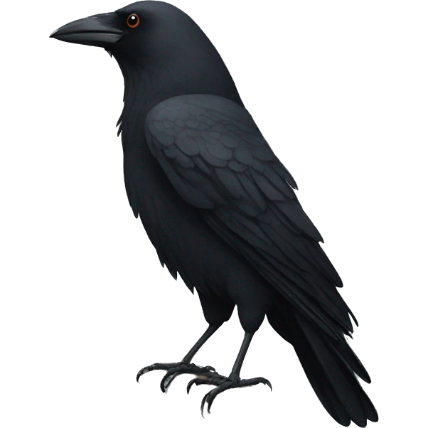 Crow emoji
