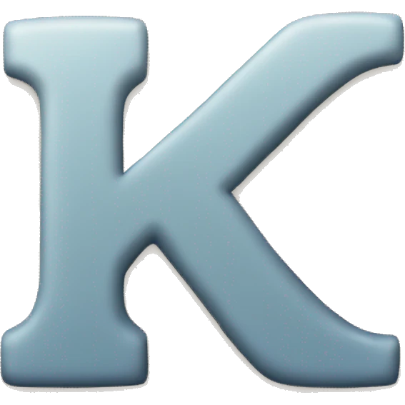 Letter K emoji