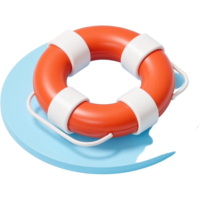 2d flat lifebuoy emoji