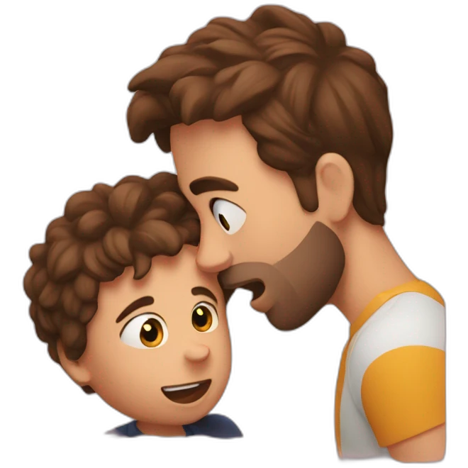 benoit getting bite by his mom emoji