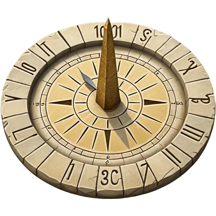 Sundial emoji