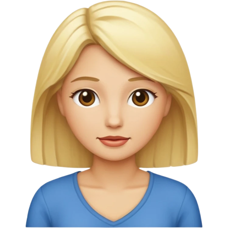 blond women emoji